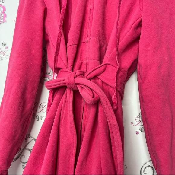 Victoria secret plush & lush sweater robe style tie up belt ribbon 🎀 waist - Picture 3 of 10